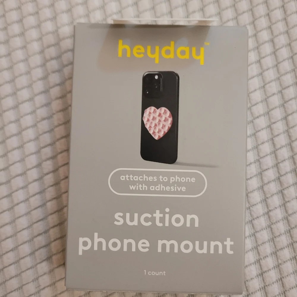 Two Heyday Pink Suction Phone Mount
